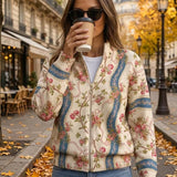 Eulalia™ Climbing Rose Ribbon Knit Cardigan