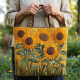Sunflower Design Classic Padded Bag
