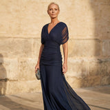 Avery | Chic Blue Elegance Dress