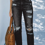 Retro Straight-Leg Jeans for Women