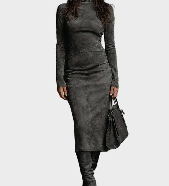 Amber - Long Sleeve Midi Dress
