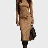 Amber - Long Sleeve Midi Dress