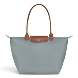 Sandra | Spacious Light Grey Foldable Tote Bag