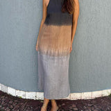 Gradient Casual Dress - Heather