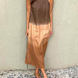 Gradient Casual Dress - Heather