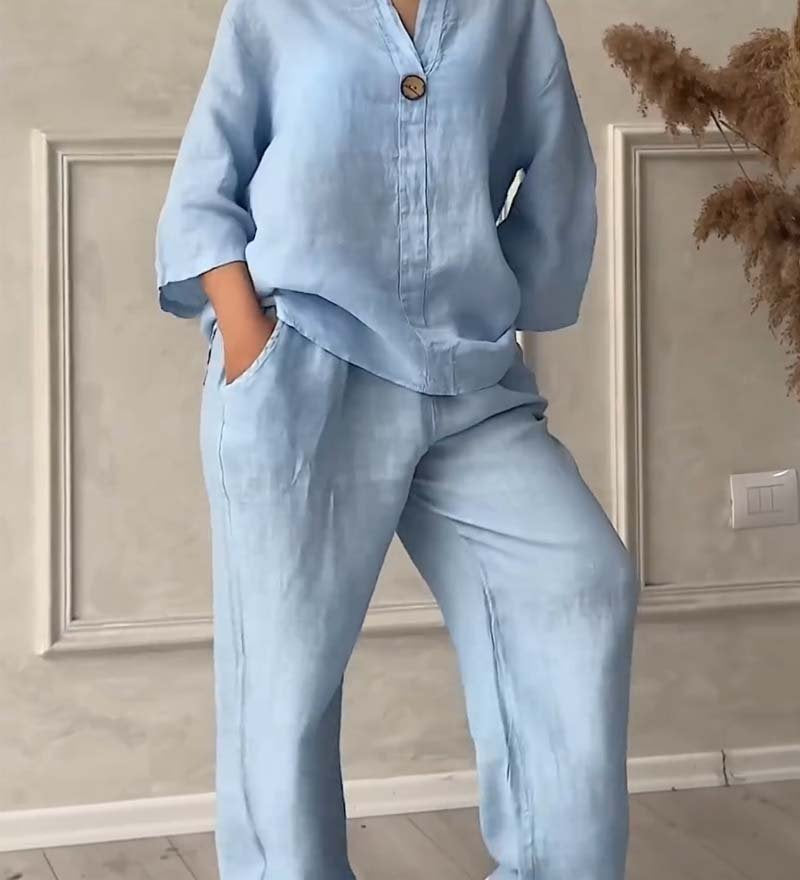 Darla - Coordinated Two-Piece Lounge Set