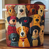 Barney | Artisan Hand-Quilted Laundry Basket