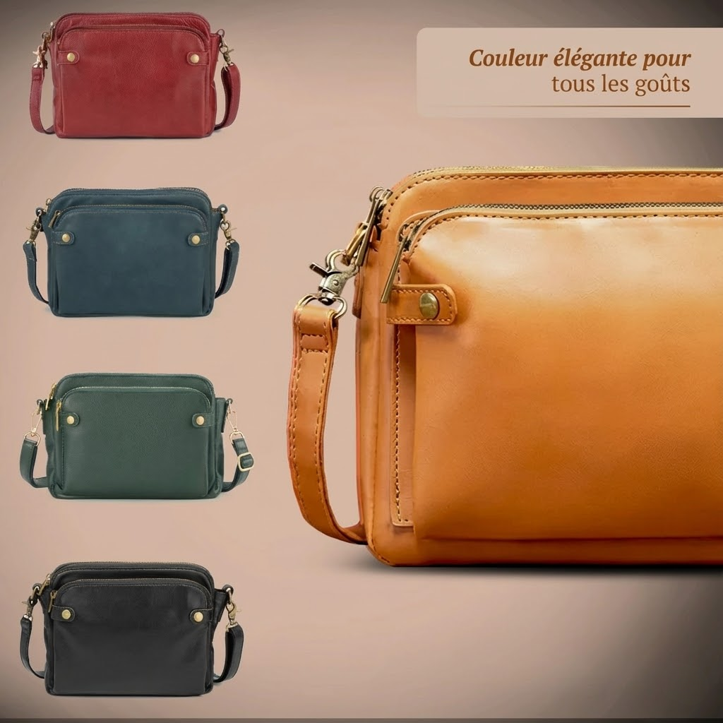 Kimberly™ | Timeless Leather Handbag