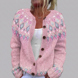 Peggy - Cherry Blossom Knit Cardigan