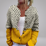 Stella - Terracotta Floral Knit Cardigan