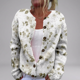 Marcia - Meadow Wildflower Print Cardigan