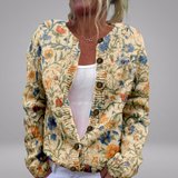 Regina - Floral Cardigan Inspired by Countryside Charm