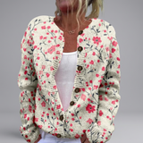 Hazel - Fall Blossom Cardigan