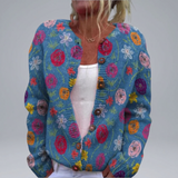 Janice - Floral Harvest Cardigan
