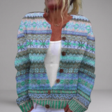 Máirín - Cardigan with Dahlia Print
