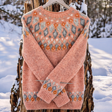 Lucia | Nordic Pattern Merino Wool Sweater