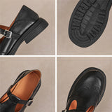 Wanda | Classic Leather Mary Jane Shoes