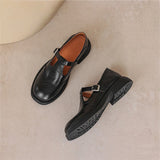 Wanda | Classic Leather Mary Jane Shoes