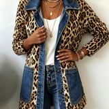 Regina™ | Leopard Print Long Jacket