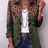 Barbara™ | Leopard Gradient Blazer