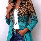 Barbara™ | Leopard Gradient Blazer