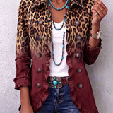 Barbara™ | Leopard Gradient Blazer
