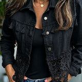 Bettina™ | Short Jacket with Decorative Open Hem