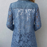 Doris™ | Floral Cut-Out Blazer