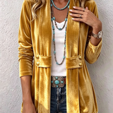 Katrin™ | Sheen-Finished Open Blazer