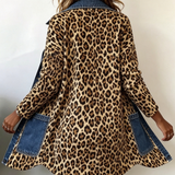 Regina™ | Leopard Print Long Jacket