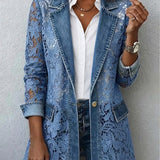 Doris™ | Floral Cut-Out Blazer