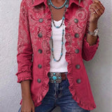 Manuela™ Berry Paisley Blazer