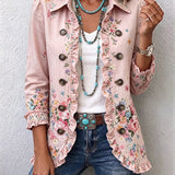 Hannelore™ | Floral Rosé Blazer