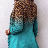 Barbara™ | Leopard Gradient Blazer