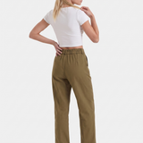 Svätava | High-Waisted Wide-Leg Pleated Trousers