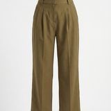 Svätava | High-Waisted Wide-Leg Pleated Trousers