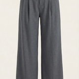 Svätava | High-Waisted Wide-Leg Pleated Trousers