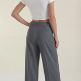 Svätava | High-Waisted Wide-Leg Pleated Trousers