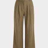 Svätava | High-Waisted Wide-Leg Pleated Trousers