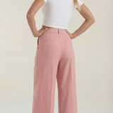 Svätava | High-Waisted Wide-Leg Pleated Trousers