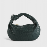 Sage - Medium Woven Shoulder Tote