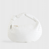 Sage - Medium Woven Shoulder Tote