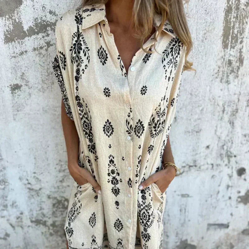 Vintage Bohemian Mica Dress
