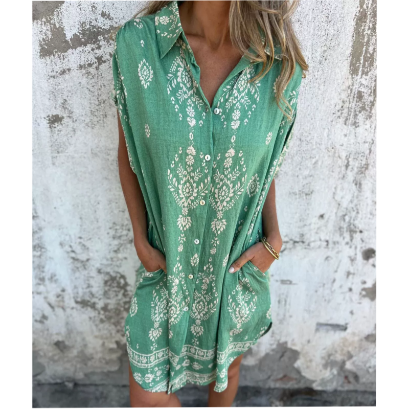 Vintage Bohemian Mica Dress