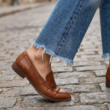 Retro Straight-Leg Jeans for Women