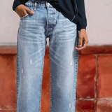 Retro Straight-Leg Jeans for Women