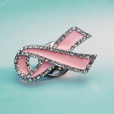 Juulia | Pink Ribbon Brooch