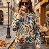 Tabitha™ | Floral Zip Cardigan from the Botanical Garden Collection