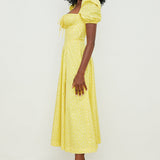Aviana - Puff Sleeve Floral Dress