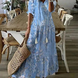 LUNA | Effortless Mid-Length Boho Dress